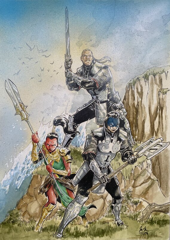 Empires par Miguel Ángel Ruiz - Illustration originale