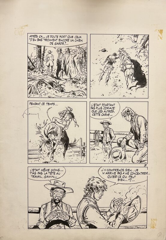 Hermann, Souviens-Toi Kentucky - Red Dust helpt een handje - Planche originale