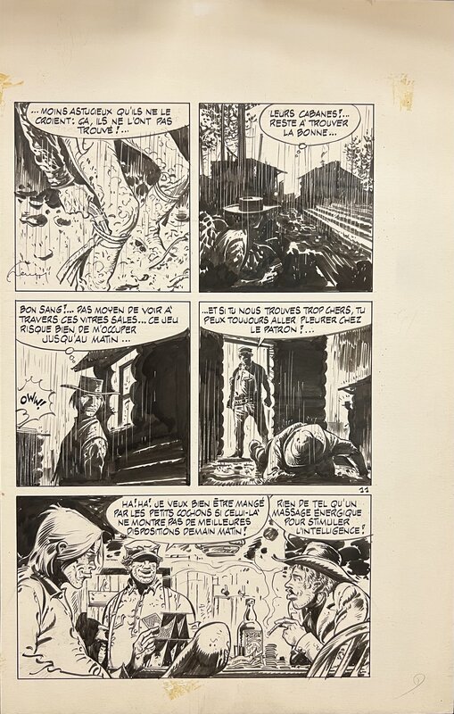 Hermann, Souviens-Toi Kentucky - Red Dust helpt een handje - Planche originale