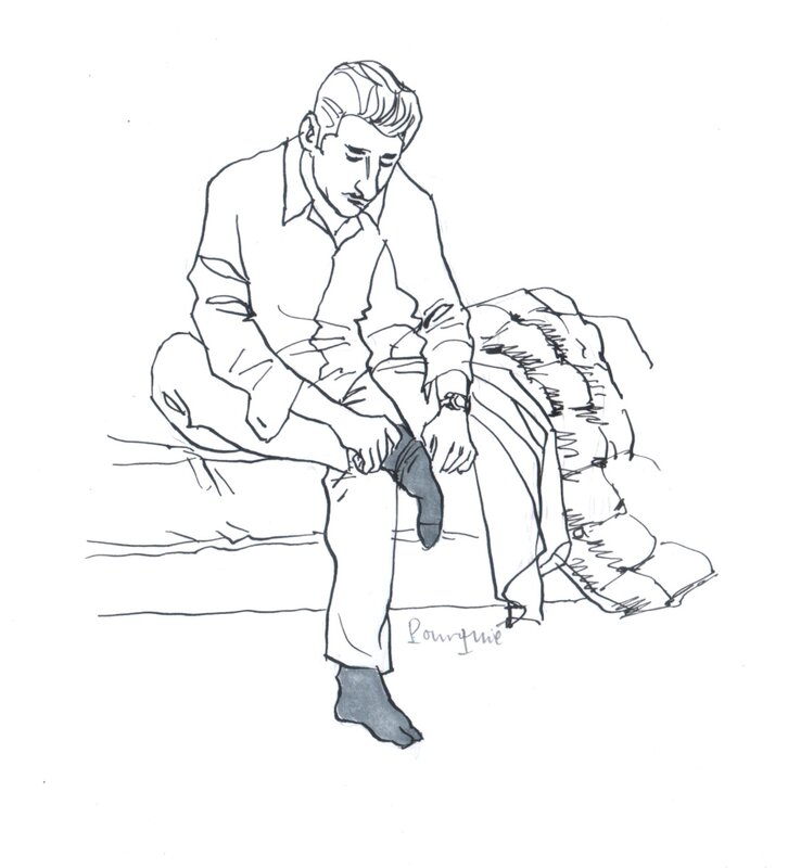 For sale - Jeff Pourquié. Temps des copains Eddy Mitchell - Comic Strip