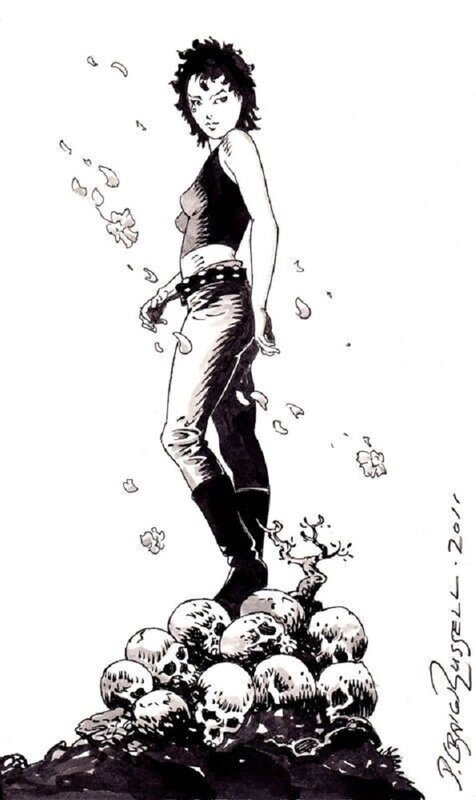 Death par P Craig Russell - Illustration originale