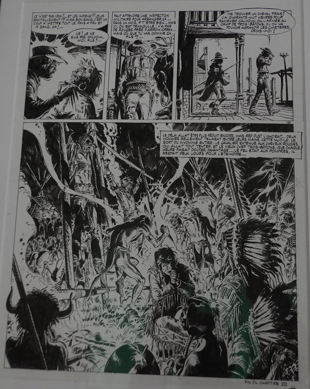 Hermann, Les guerriers du désespoir - Planche originale