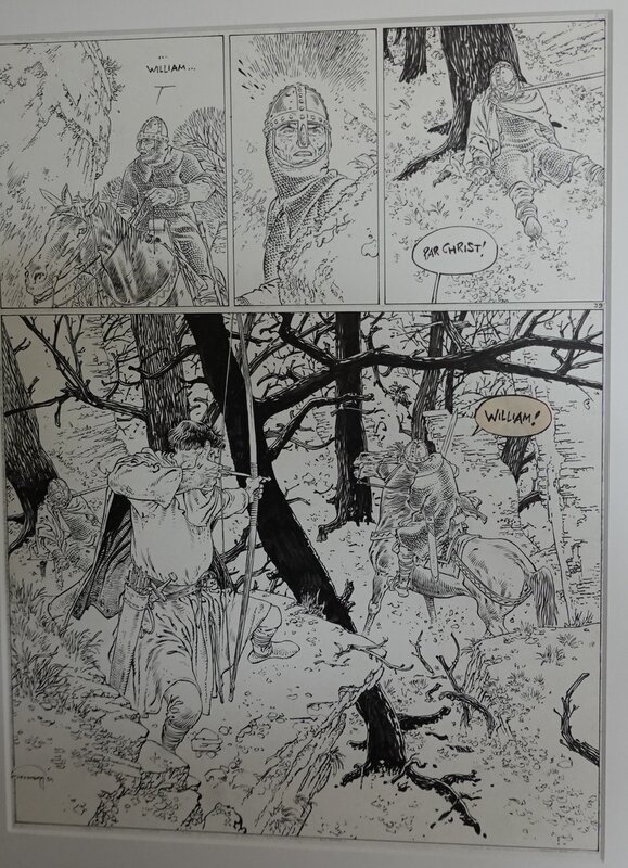 Olivier par Hermann - Planche originale