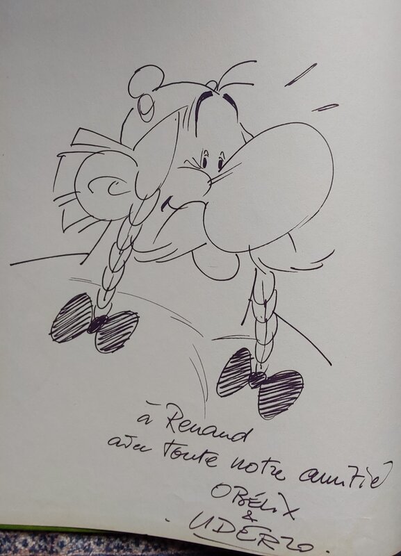 Asterix le Gaulois by Albert Uderzo - Sketch