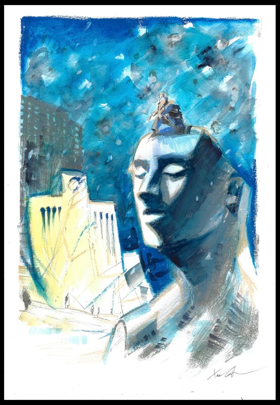 2024 - Xavier Coste - 1984/1985 - Dans l'oeil de la bande dessinée - Illustration originale