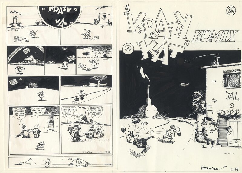Krazy Kat par Joost Swarte - Couverture originale