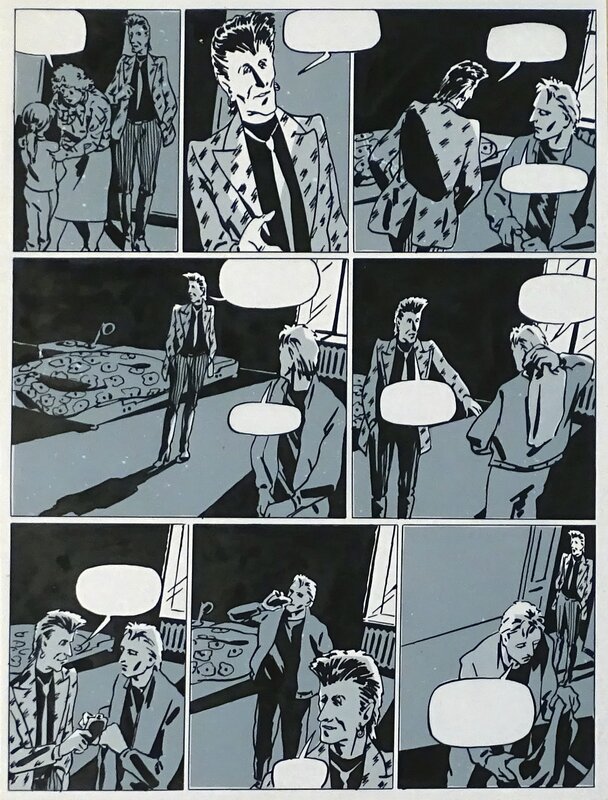 En vente - Berlin Strasse par Alex Varenne - Planche originale