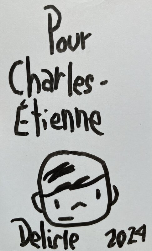 Guy Delisle, Guide du mauvais père - Dédicace