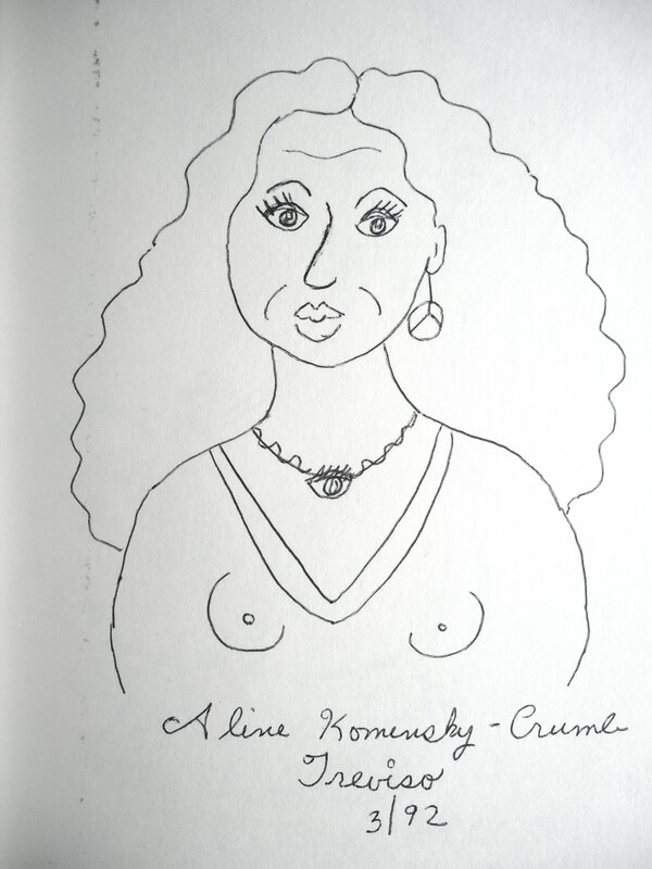 Livre d'or ( 5 ) par Aline Kominsky-Crumb - Dédicace