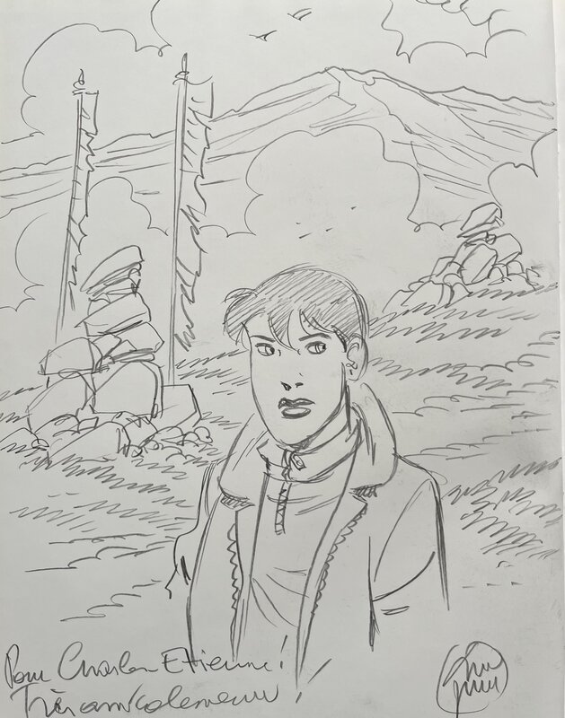 Caroline Baldwin by André Taymans - Sketch