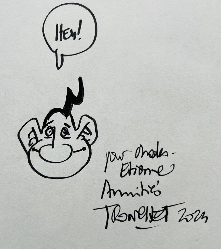 Jean-Claude Tergal by Tronchet - Sketch