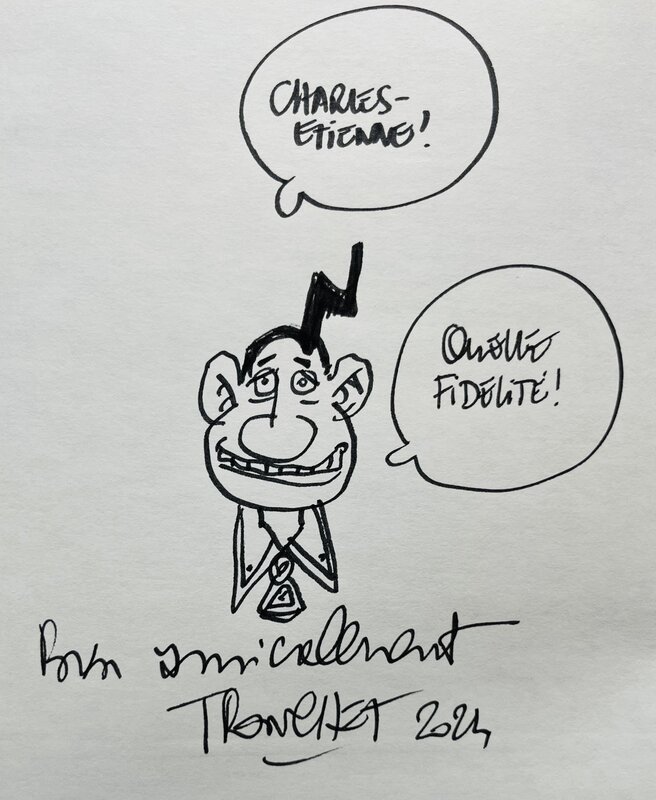 Jean-Claude Tergal by Tronchet - Sketch