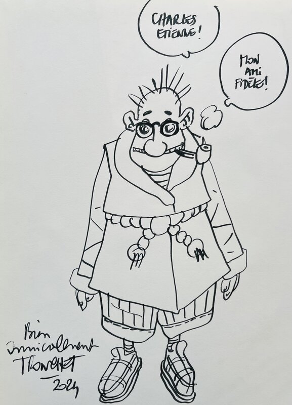 Raymond Calbuth by Tronchet - Sketch