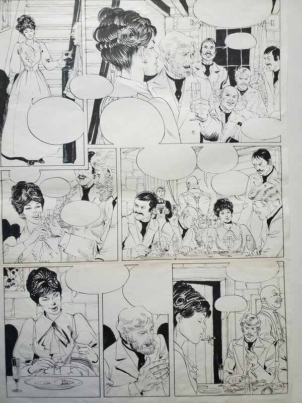 Erich Von Götha, DUKE WHITE -  VERS LE NOUVEAU MONDE - Planche originale
