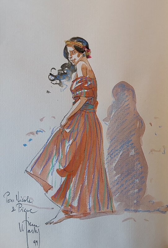 Malinche by Pierre Wachs - Sketch