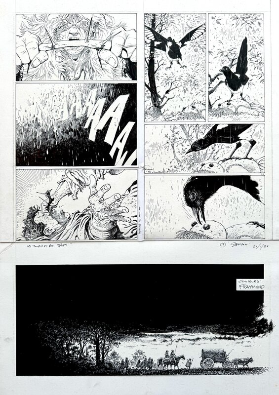 Hermann - Les Tours de Bois Maury t.3, pl.44 (fin) - Planche originale