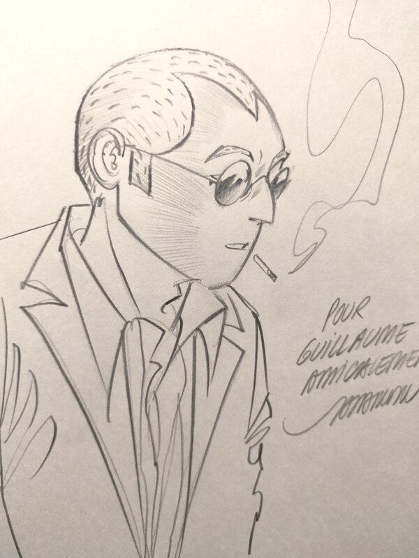 Luc Jacamon, Le tueur, tome 3 tirage de luxe - Sketch