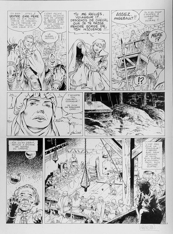 Le RUISTRE par Jean-Charles Kraehn - Planche originale