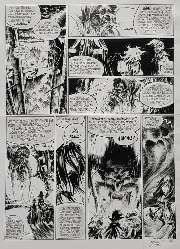 Le Soleil des Loups par Arthur Qwak, Gilles Gonnort - Planche originale