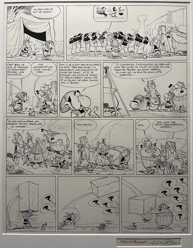 Albert Uderzo, René Goscinny, Astérix & Cléopâtre - Planche numéro 12 - Comic Strip