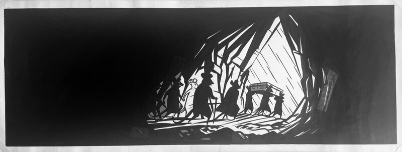 Sauve qui peut 1 par François Avril - Planche originale