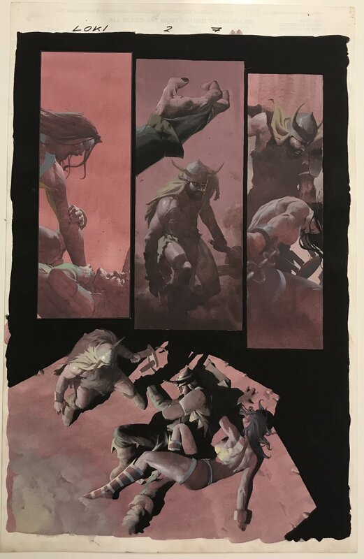 Esad Ribic, Loki #2 pg7 - Planche originale