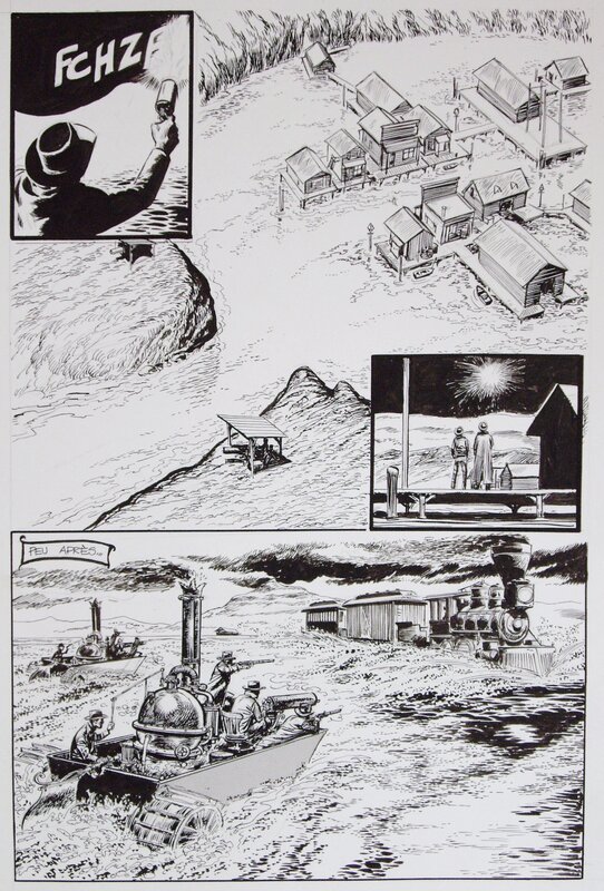 Gérald Forton, Les Mystères de l’Ouest - Planche originale