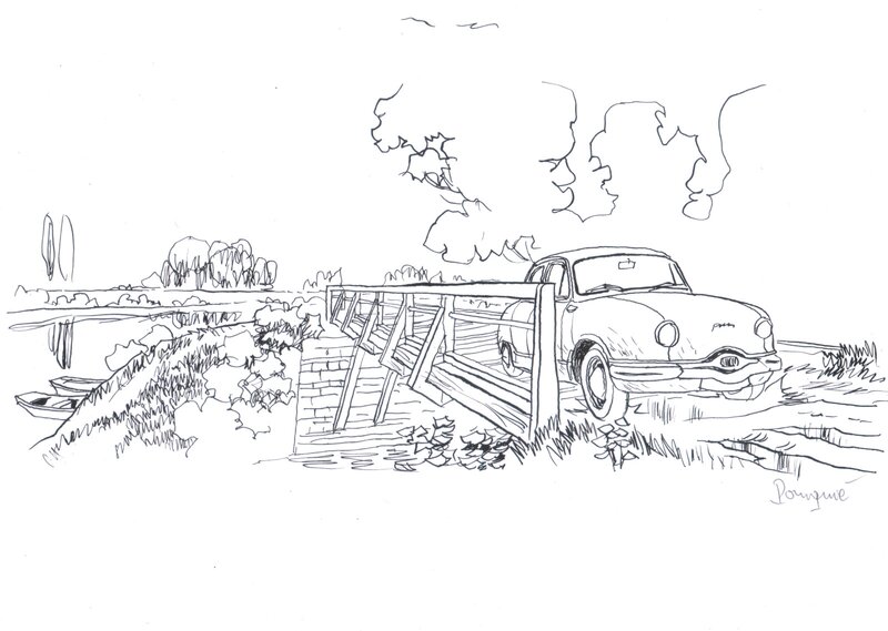 For sale - Jeff Pourquié - Le temps des copains Case P67 - Comic Strip