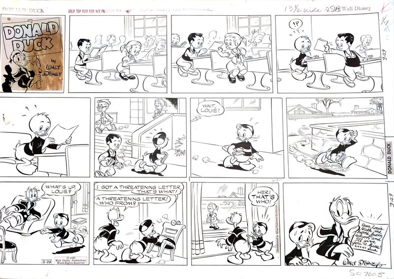 Sunday 's strip Al Taliaferro - Planche originale