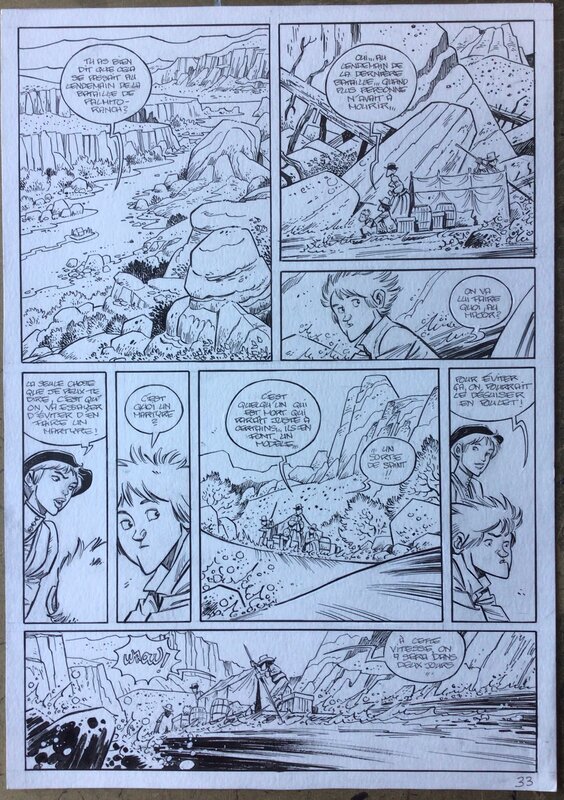 For sale - Xavier Fourquemin, Pl 33 du second tome de Molly West - Comic Strip
