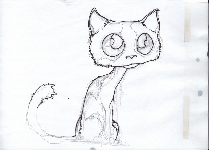 Il gatto stregato par Massimiliano Frezzato - Illustration originale