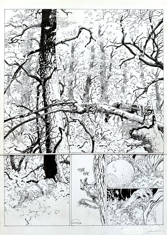 Hermann - Les Tours de Bois Maury t.10, 1ère planche - Planche originale