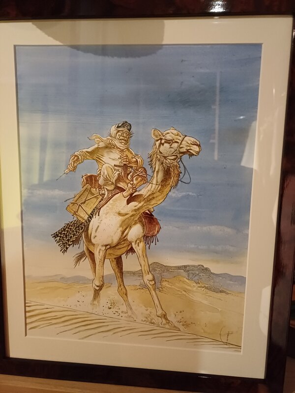 En vente - Oasis en flammes par Hermann - Couverture originale
