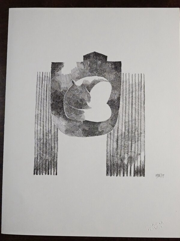 L'arche by Violet Elzbieta - Original Illustration