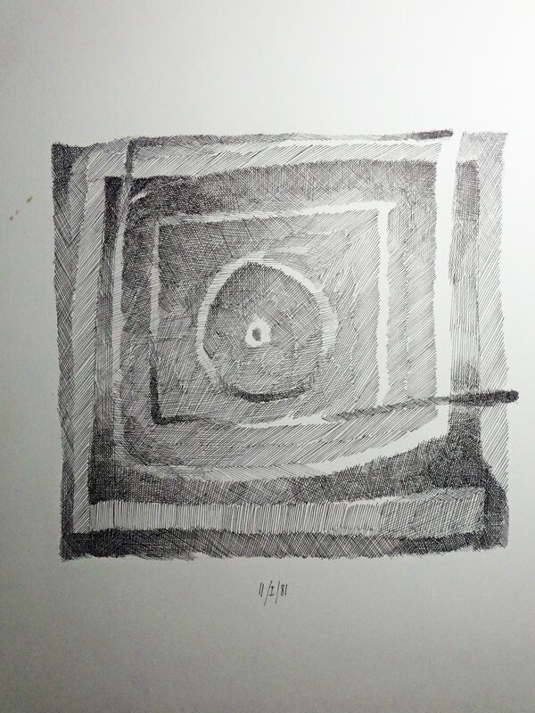 Violet Elzbieta, Forces gravitationnelles autour d'un trou noir supermassif. - Illustration originale