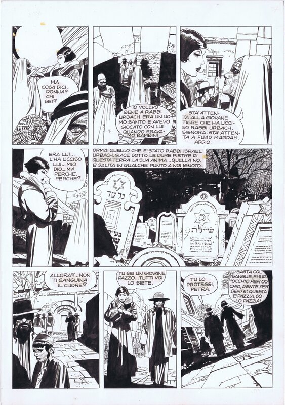 Petra Cherie page by Attilio Micheluzzi - Planche originale
