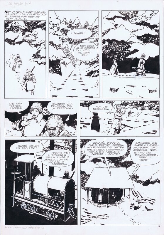 Petra Cherie page by Attilio Micheluzzi - Planche originale
