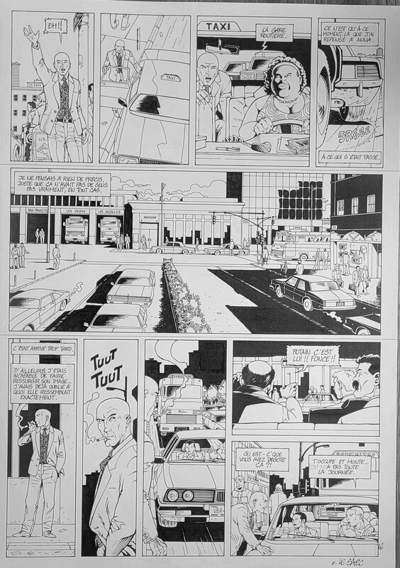 Les ENRAGES par Erwan Le Saëc, David Chauvel - Planche originale