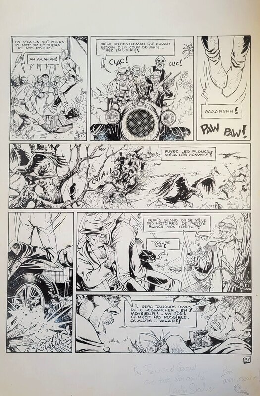 Les POUX par Jean-Marc Stalner - Planche originale