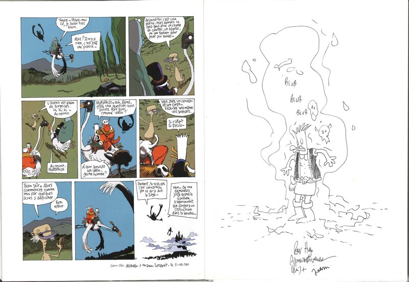 Lewis Trondheim, Joann Sfar, Donjon Parade - Le sage du ghetto - Sketch