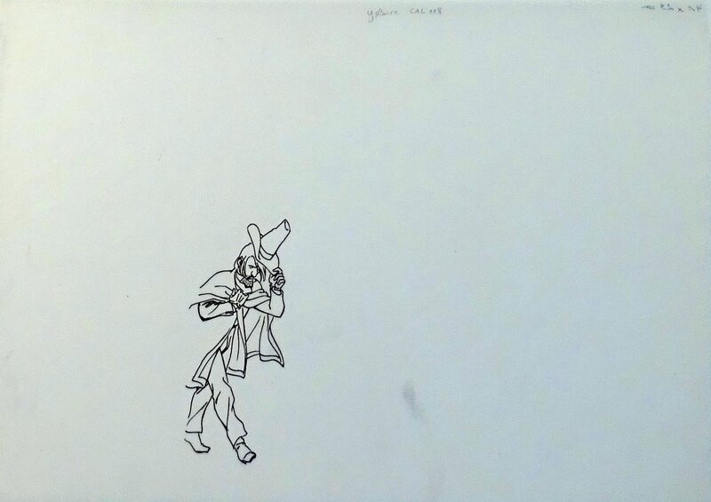 En vente - Bernard marche par Yslaire - Illustration originale