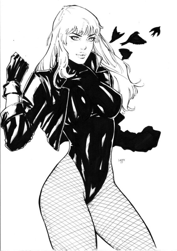 Black Canary par Laerte - Illustration originale