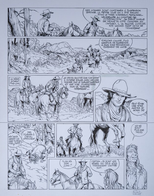 Michel Blanc-Dumont, François Corteggiani, La JEUNESSE DE BLUEBERRY - Le sentier des larmes - Comic Strip