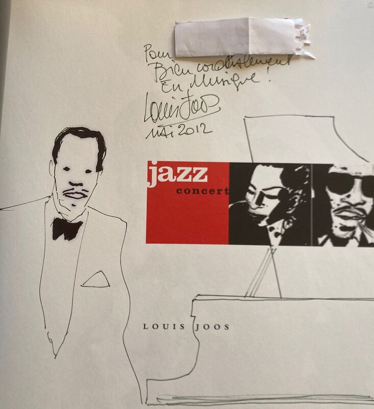 Dédicace de Louis Joos Jazz Concert - Sketch