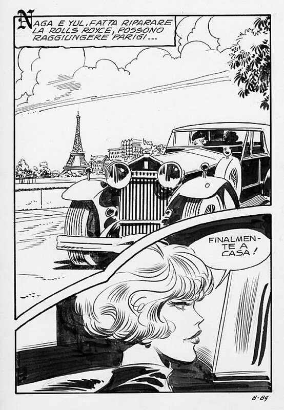 Leone Frollo, Naga/Shatane à Paris - Comic Strip