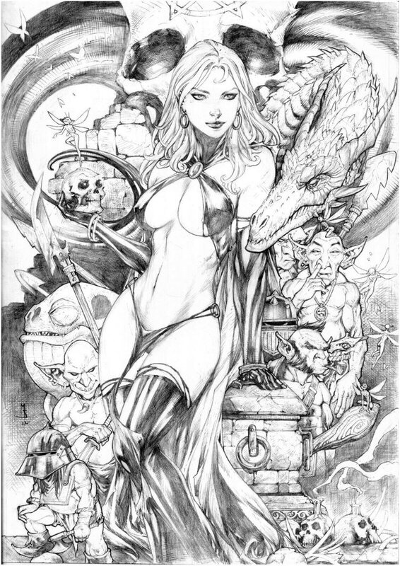 Goblin Queen par Marcos - Illustration originale