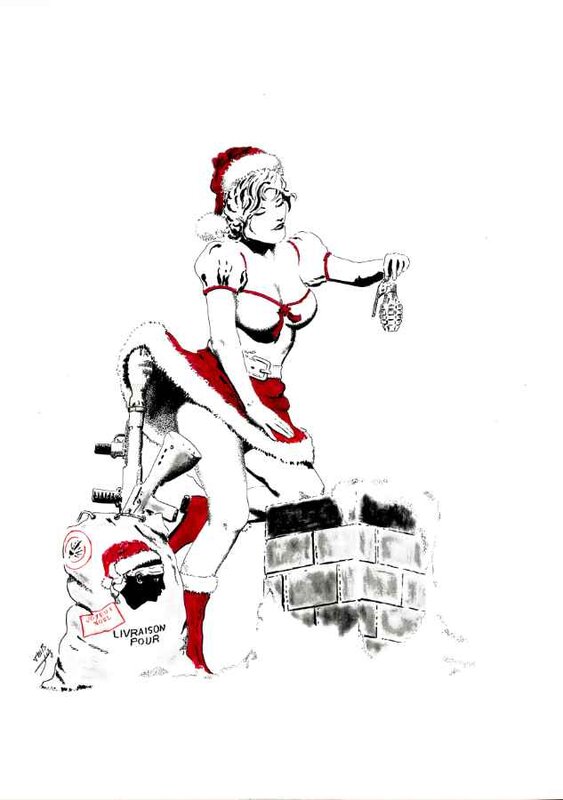 Noël Corse par Thib - Illustration originale