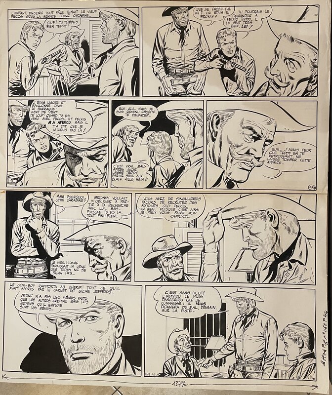 Teddy Ted par Gérald Forton, Roger Lécureux - Planche originale