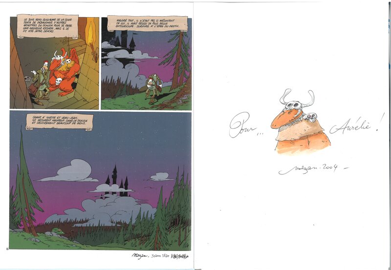 Mazan, Joann Sfar, Lewis Trondheim, Donjon Monsters - Jean-Jean la Terreur - Dédicace