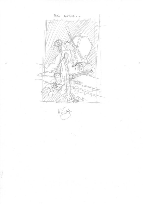 Mike Mignola, Hellboy in Holland Sketch - Sketch
